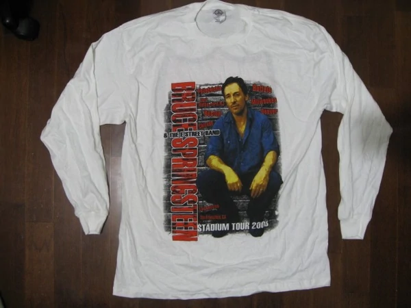 BRUCE SPRINGSTEEN - Tour 2003 / STADIUM TOUR/ Long Sleeve - Shirt / Printed Front & Back